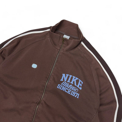 Nike Vintage Y2K Rare Trackjacke Braun - vintageconcierge