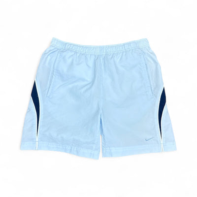 Nike Vintage Y2K Shorts BabyBlau Navy - vintageconcierge