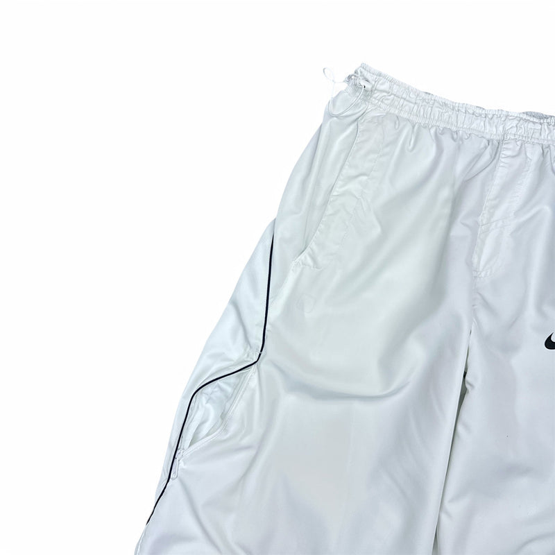 Nike Vintage Y2K Shox DoubleLogo Trackpants Weiß - vintageconcierge