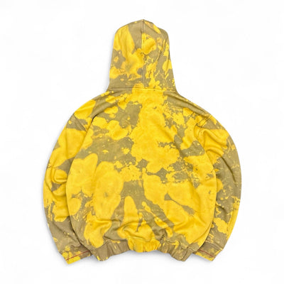 Nike Vintage Y2K Spellout Hoodie Gelb - vintageconcierge