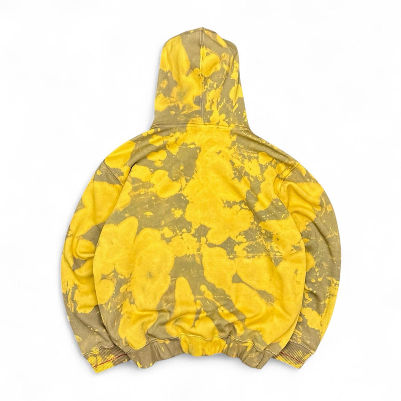 Nike Vintage Y2K Spellout Hoodie Gelb - vintageconcierge