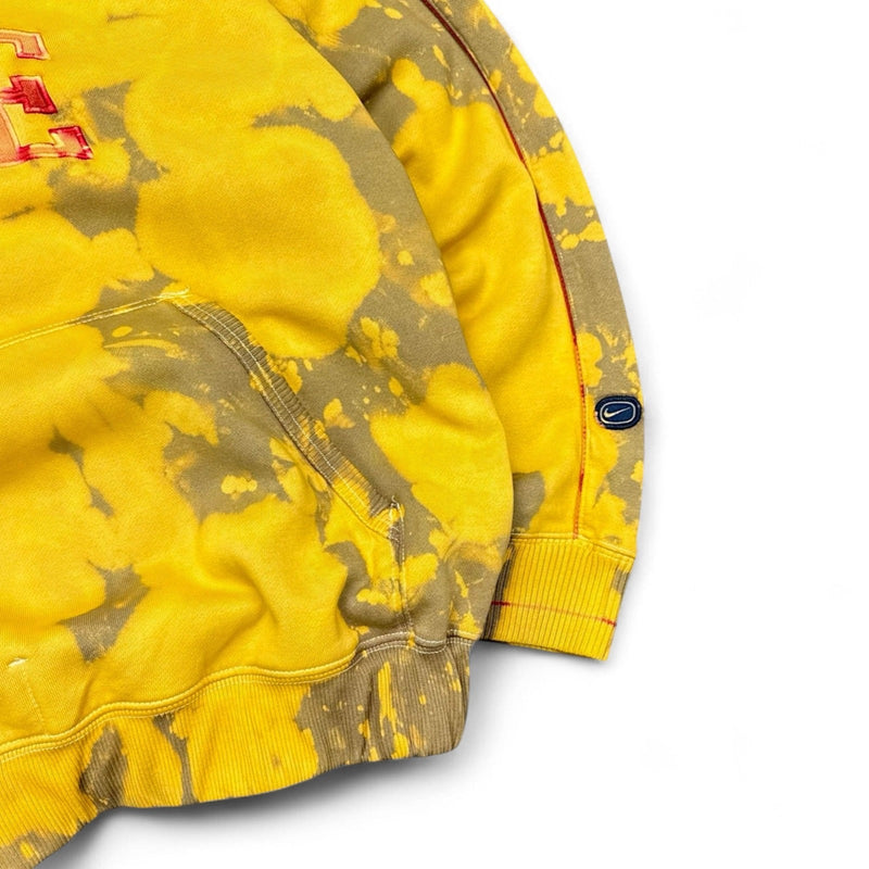 Nike Vintage Y2K Spellout Hoodie Gelb - vintageconcierge
