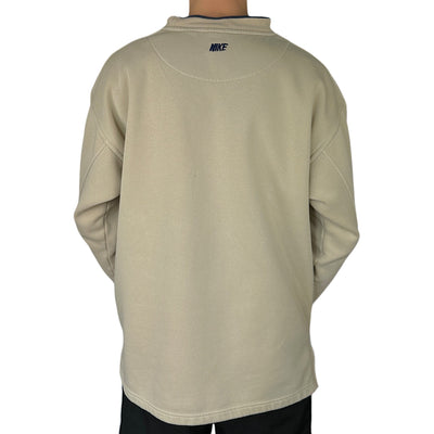 Nike Vintage Y2K Sweater Beige - vintageconcierge