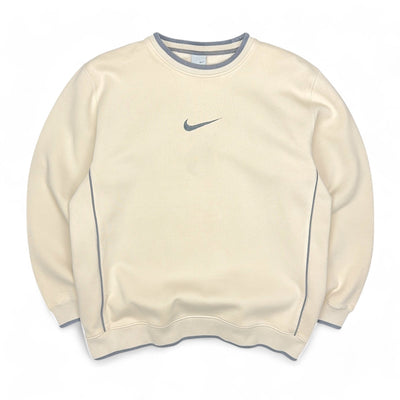 Nike Vintage Y2K Sweater Beige - vintageconcierge