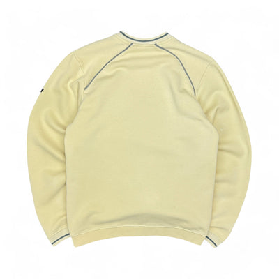 Nike Vintage Y2K Sweater Beige Gelb - vintageconcierge