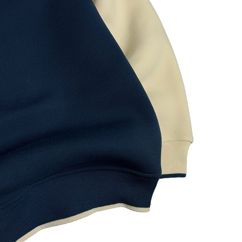 Nike Vintage Y2K Sweater Beige Navy - vintageconcierge