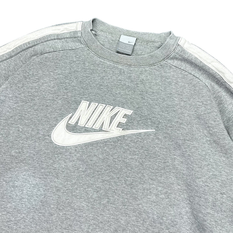 Nike Vintage Y2K Sweater Grau - vintageconcierge