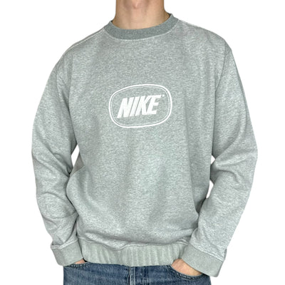 Nike Vintage Y2K Sweater Grau - vintageconcierge