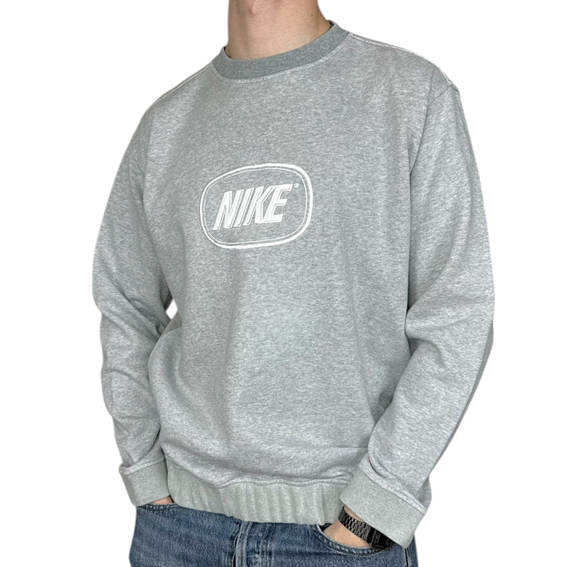 Nike Vintage Y2K Sweater Grau - vintageconcierge