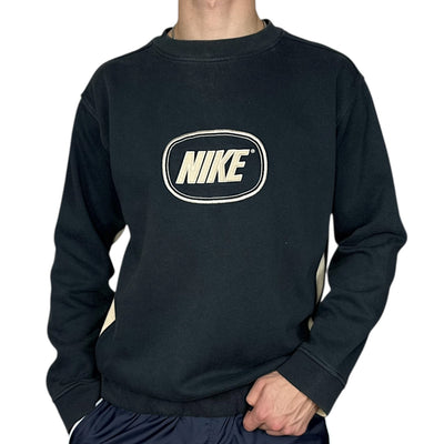 Nike Vintage Y2K Sweater Navy - vintageconcierge