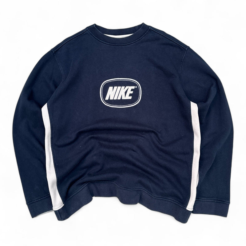 Nike Vintage Y2K Sweater Navy - vintageconcierge