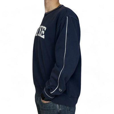 Nike Vintage Y2K Sweater Navy - vintageconcierge