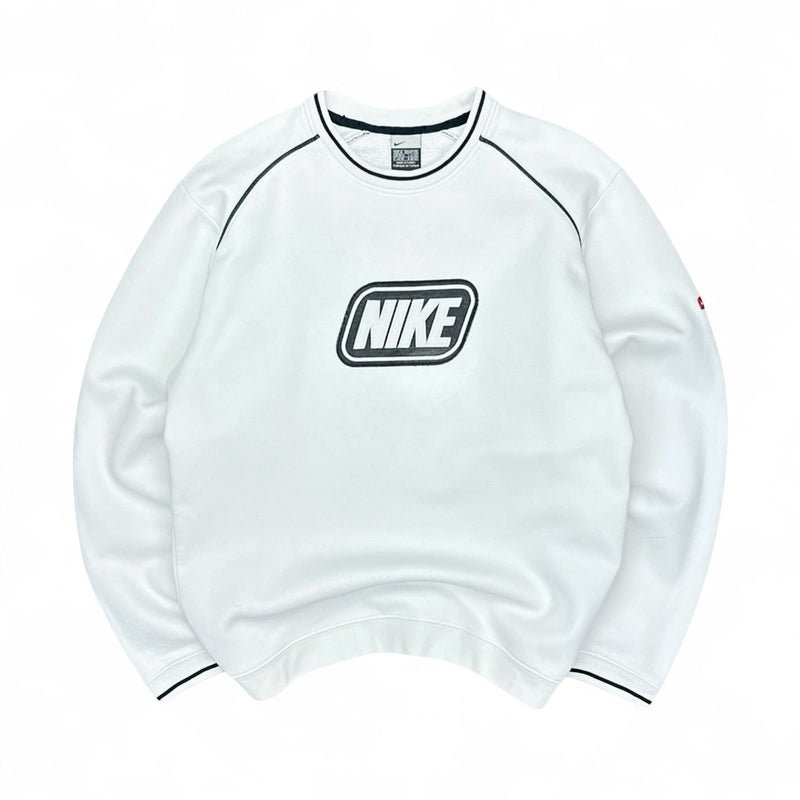 Nike Vintage Y2K Sweater Weiß - vintageconcierge