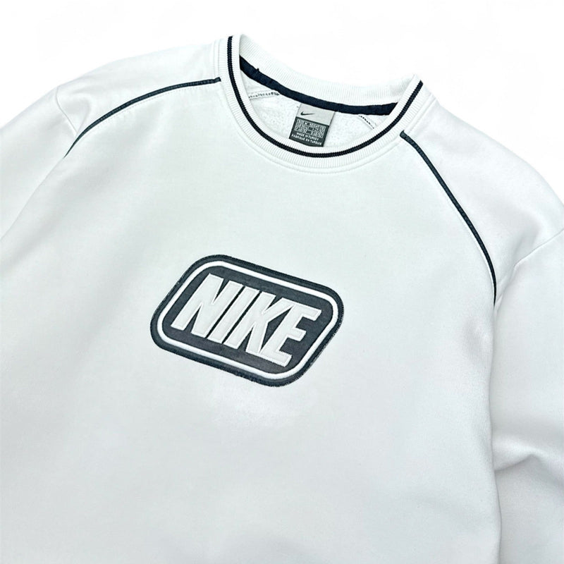 Nike Vintage Y2K Sweater Weiß - vintageconcierge