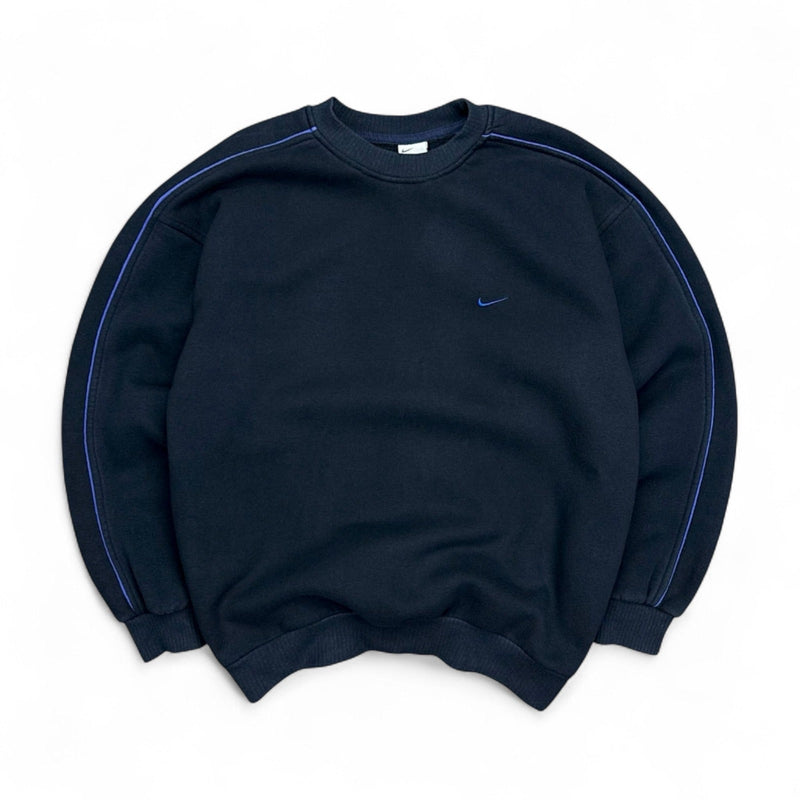 Nike Vintage Y2K Sweatshirt Navy - vintageconcierge