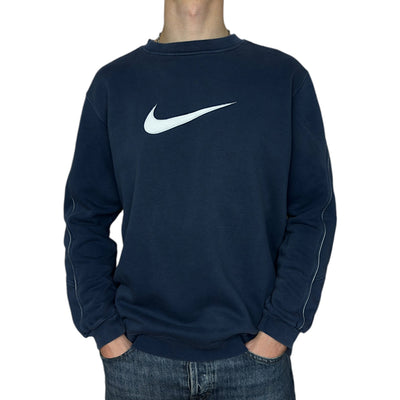 Nike Vintage Y2K Swoosh Sweatshirt - vintageconcierge