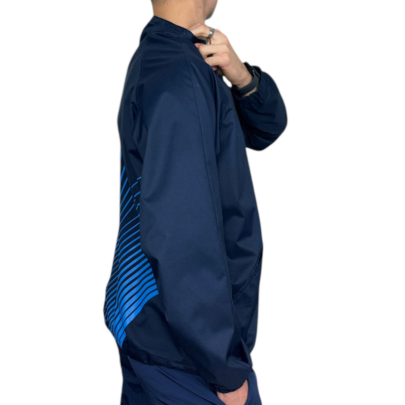 Nike Vintage Y2K TN Anorak TrackJacke Navy Blau - vintageconcierge