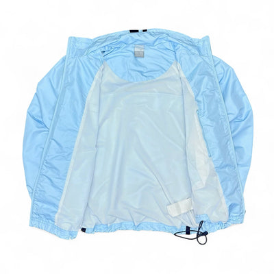 Nike Vintage Y2K Trackjacke BabyBlau Navy - vintageconcierge