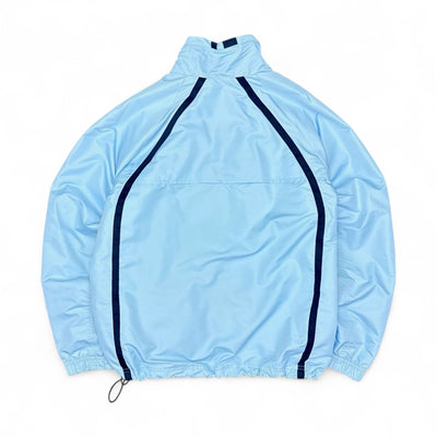 Nike Vintage Y2K Trackjacke BabyBlau Navy - vintageconcierge