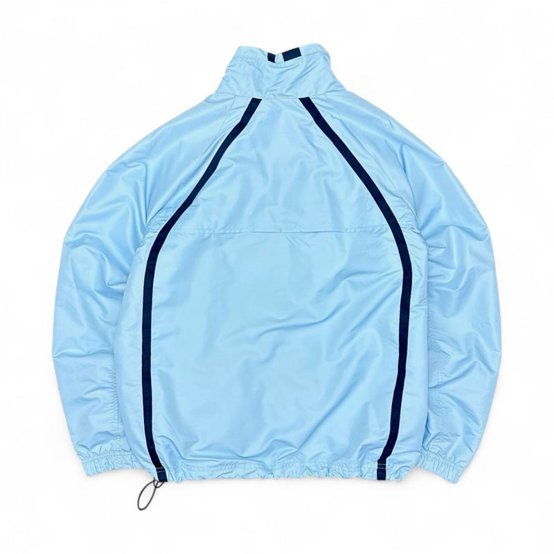 Nike Vintage Y2K Trackjacke BabyBlau Navy - vintageconcierge