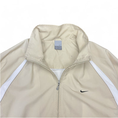 Nike Vintage Y2K Trackjacke Beige - vintageconcierge