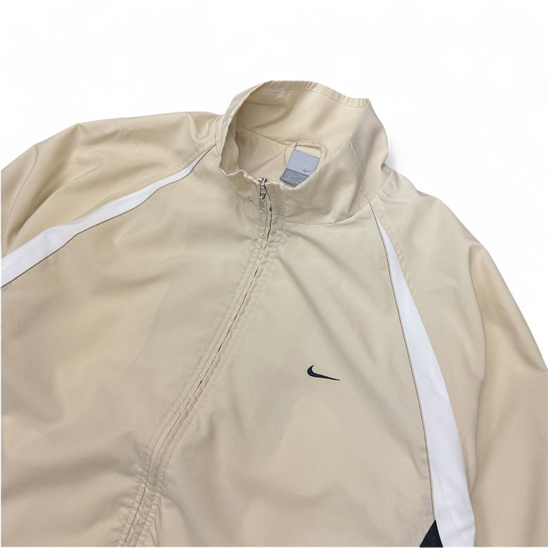 Nike Vintage Y2K Trackjacke Beige - vintageconcierge