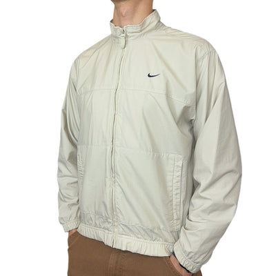 Nike Vintage Y2K Trackjacke Beige - vintageconcierge