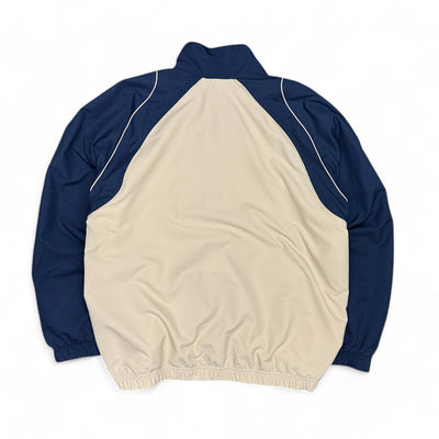 Nike Vintage Y2K Trackjacke Beige Navy - vintageconcierge