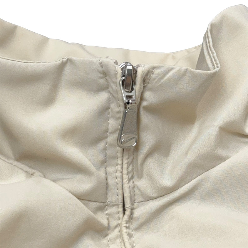Nike Vintage Y2K Trackjacke Beige Navy - vintageconcierge