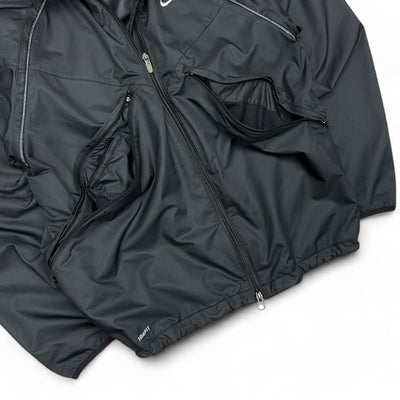 Nike Vintage Y2K Trackjacke Grau - vintageconcierge