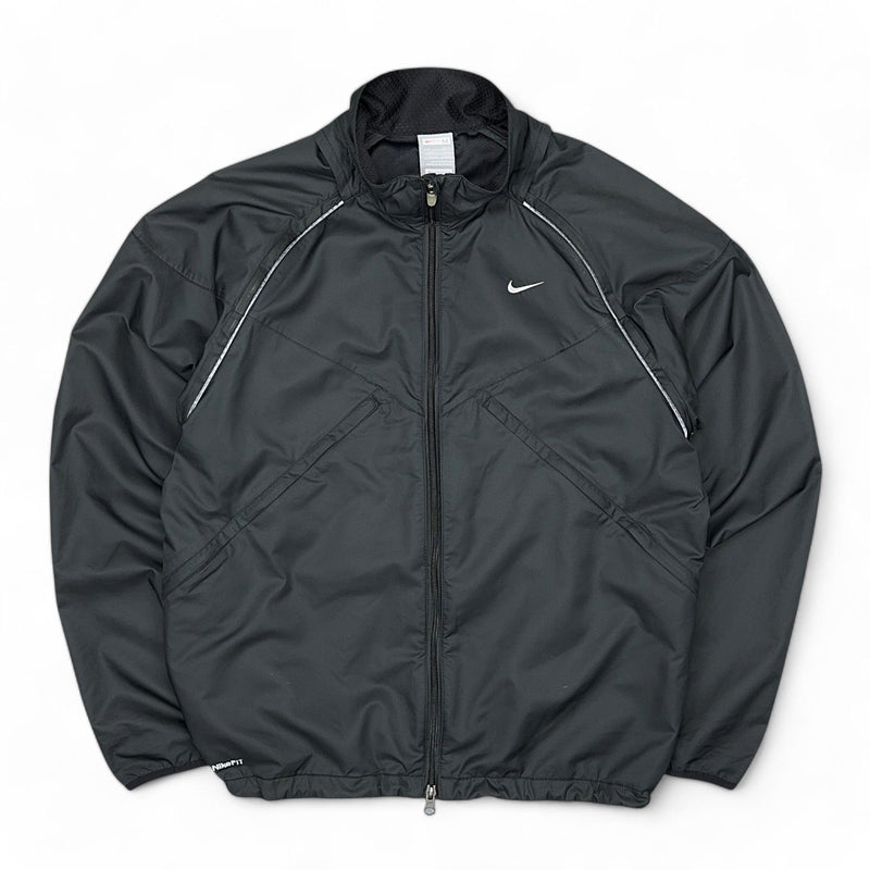 Nike Vintage Y2K Trackjacke Grau - vintageconcierge