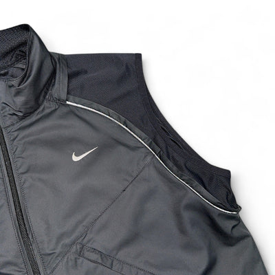 Nike Vintage Y2K Trackjacke Grau - vintageconcierge