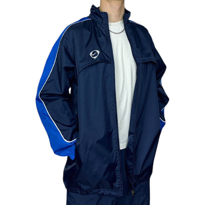 Nike Vintage Y2K Trackjacke Navy - vintageconcierge