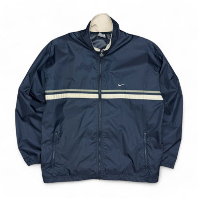 Nike Vintage Y2K Trackjacke Navy - vintageconcierge