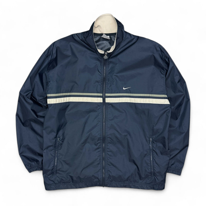 Nike Vintage Y2K Trackjacke Navy - vintageconcierge