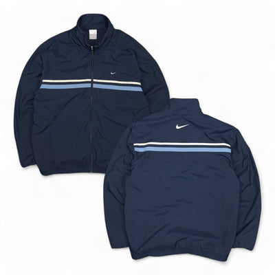 Nike Vintage Y2K Trackjacke Navy - vintageconcierge