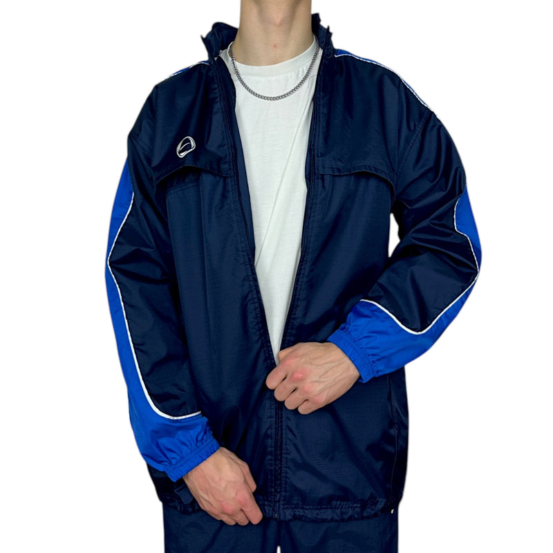 Nike Vintage Y2K Trackjacke Navy - vintageconcierge