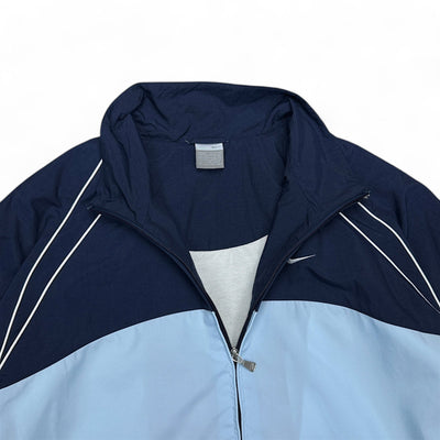 Nike Vintage Y2K Trackjacke Navy BabyBlau - vintageconcierge