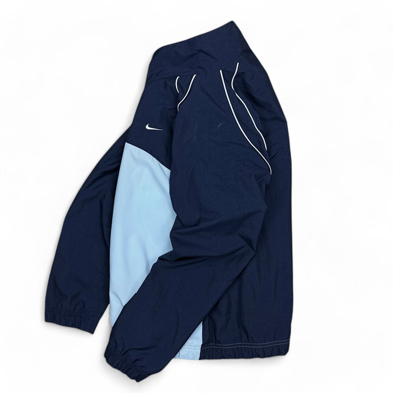 Nike Vintage Y2K Trackjacke Navy BabyBlau - vintageconcierge