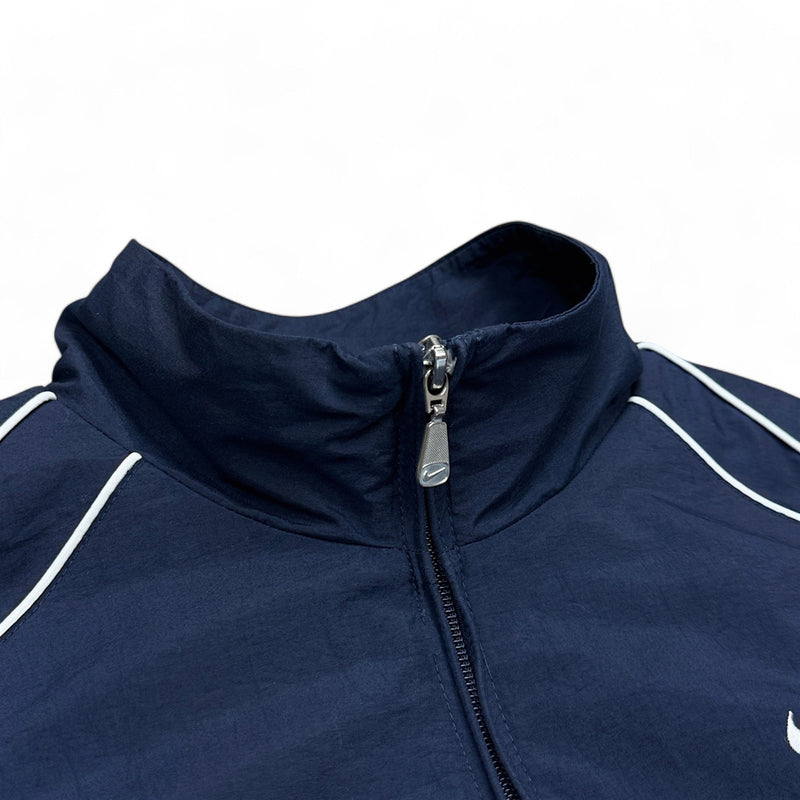 Nike Vintage Y2K Trackjacke Navy BabyBlau - vintageconcierge