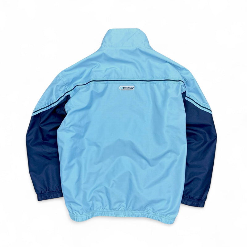 Nike Vintage Y2K Trackjacke Navy BabyBlau - vintageconcierge