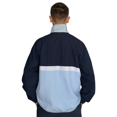 Nike Vintage Y2K Trackjacke Navy BabyBlau Weiß - vintageconcierge