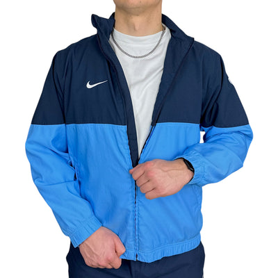 Nike Vintage Y2K Trackjacke Navy Blau - vintageconcierge