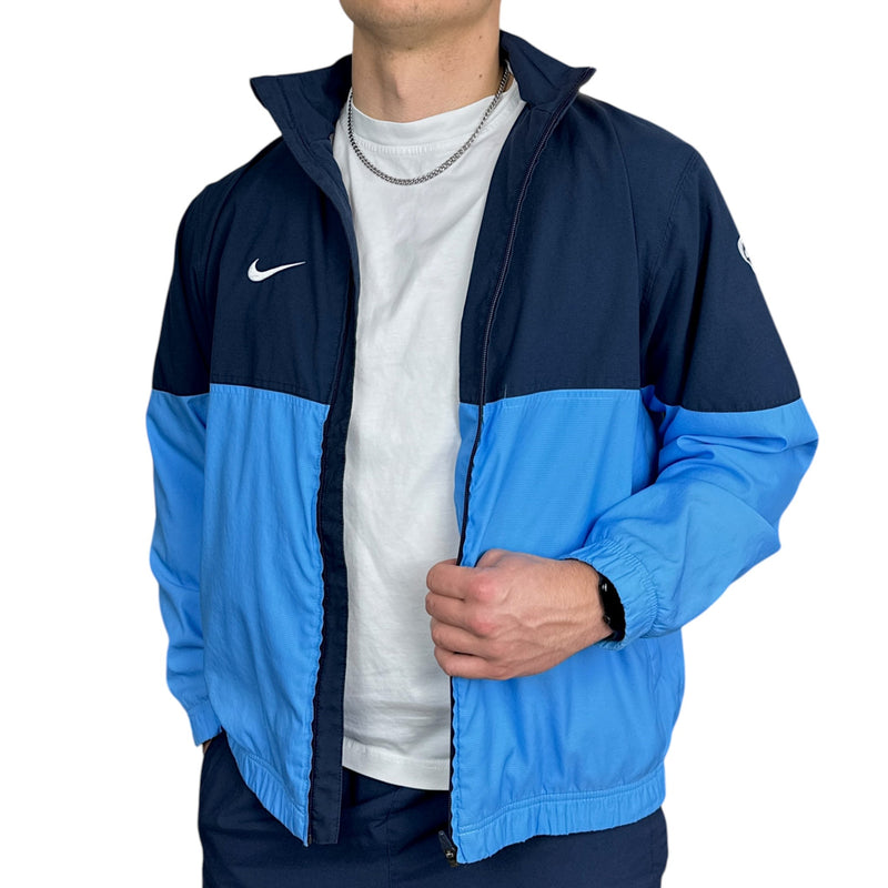 Nike Vintage Y2K Trackjacke Navy Blau - vintageconcierge