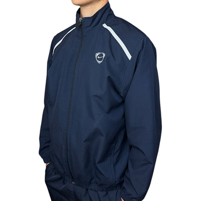 Nike Vintage Y2K Trackjacke Navy Blau - vintageconcierge