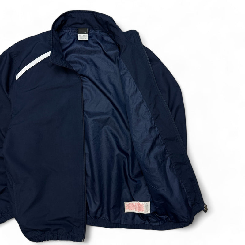 Nike Vintage Y2K Trackjacke Navy Blau - vintageconcierge