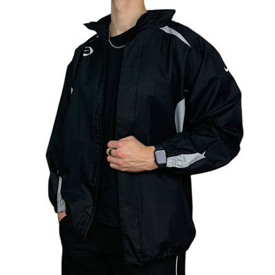 Nike Vintage Y2K Trackjacke Schwarz - vintageconcierge