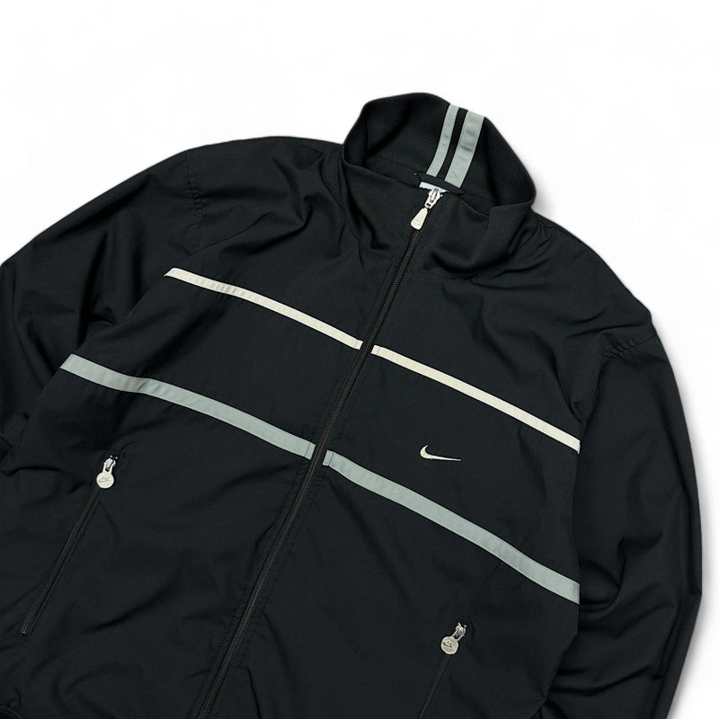 Nike Vintage Y2K Trackjacke Schwarz - vintageconcierge