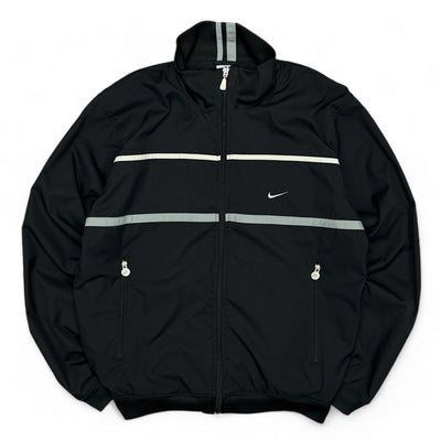 Nike Vintage Y2K Trackjacke Schwarz - vintageconcierge