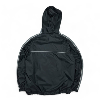 Nike Vintage Y2K Trackjacke Schwarz Grau - vintageconcierge